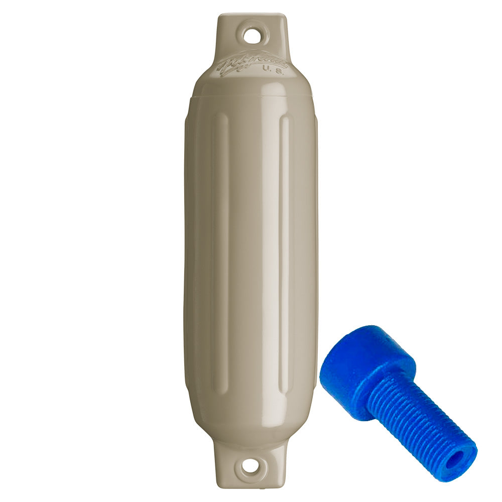 Polyform G1 Twin Eye Fender 35 x 128  Sand wAdapter G1 SAND WAIR ADAPTER