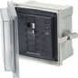 Blue Sea 3123  SMS Panel Enclosure wELCI 32A  3 Blanks  230V AC 3123