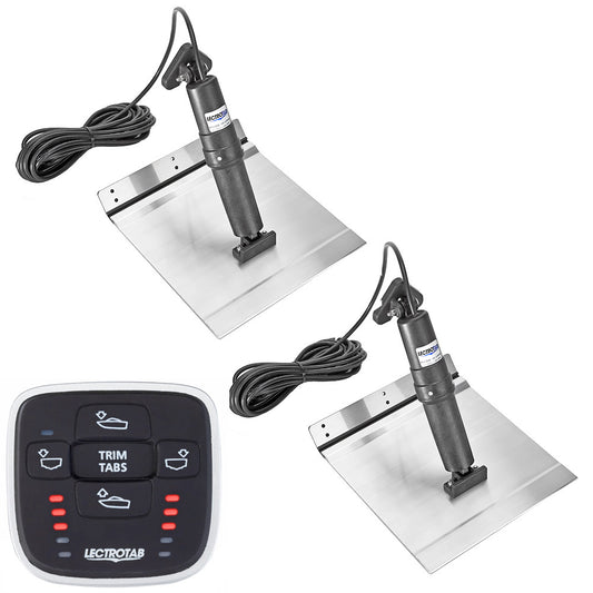 Lectrotab XKA Aluminum Alloy Trim Tab Kit wMLC1 Control  12 x 18 XKASML12X18A