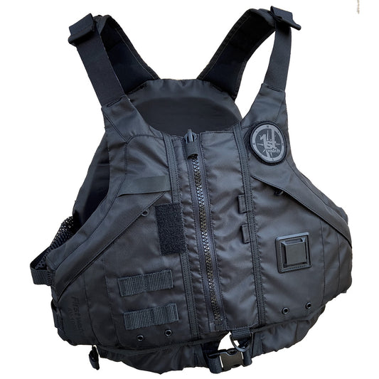 First Watch AV1000 Kayak Style Duty PFD  Black  XSS AV1000BKXSS