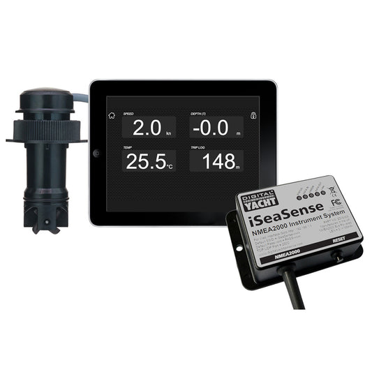 Digital Yacht iSeaSense Wireless Speed Depth Temp Pack ZDIGISSPK1