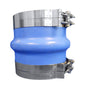 Trident Marine 4 ID Blue Silicone Molded Wet Exhaust Hump w4 TBolt Clamp 270V4000SS