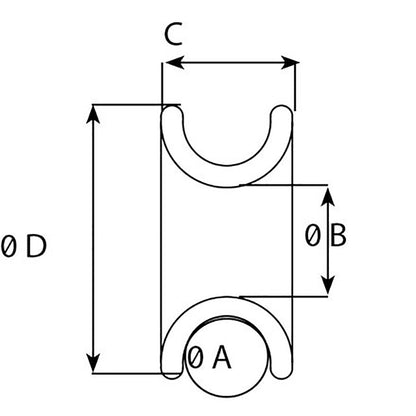 Wichard FRX10 Friction Ring  10mm 2564 21008W