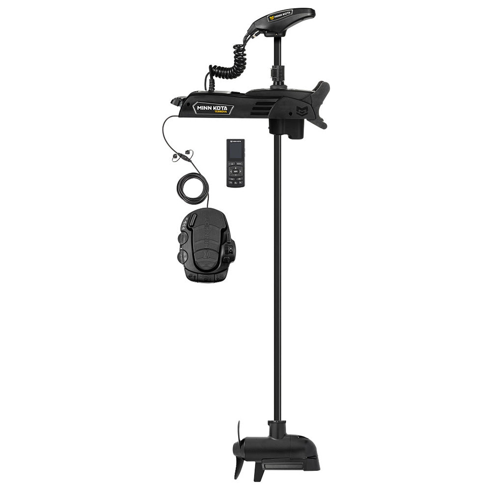 Minn Kota Terrova QUEST 90115 Trolling Motor wWireless Remote  MEGA DownSide Imaging  2436V  90115LBS  72 1358212