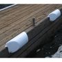 Dock Edge Dolphin Dockside Bumper 7 x 16 Straight - White