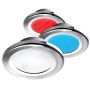 i2Systems Apeiron A3120 Screw Mount Light - Red, Cool White & Blue - Chrome Finish
