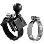 RAM Mount V-Base Rail Yoke Clamp Mount