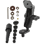 RAM Mount Fork Stem Motorcycle Base w/Double Socket Diamond