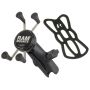 RAM Mount Universal X-Grip® Cell Phone Cradle w/Double Socket Arm