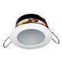 i2Systems Apeiron Pro A503 Tri-Color 3W Round Dimming Light - Warm White/Red/Blue - White Finish