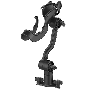 RAM Mount RAM-ROD™ Rod Holder with Spline Post, Extension Arm and Track Base