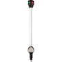 Attwood LightArmor Bi-Color Navigation Pole Light w/Task Light - Straight - 10