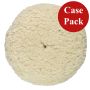 Presta Rotary Wool Buffing Pad - White Heavy Cut - *Case of 12*