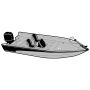 Carver Performance Poly-Guard Styled-to-Fit Boat Cover f/15.5' V-Hull Side Console Fishing Boats - Grey