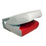 Springfield High Back Multi-Color Folding Seat - Red/Grey