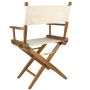 Whitecap Director's Chair w/Natural Seat Covers - Teak