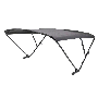 SureShade Power Bimini - Black Anodized Frame - Black Fabric