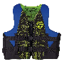 Full Throttle Adult Rapid-Dry Life Jacket - L/XL - Blue/Black