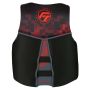 Full Throttle Men's Rapid-Dry Flex-Back Life Jacket - XL - Black/Red