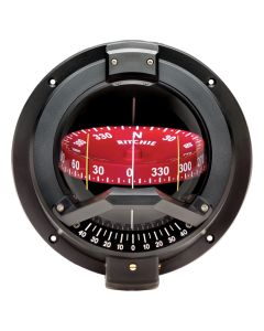 Ritchie BN-202 Navigator Compass - Bulkhead Mount - Black