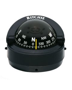 Ritchie S-53 Explorer Compass - Surface Mount - Black