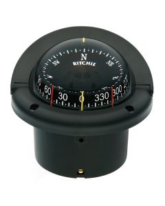 Ritchie HF-743 Helmsman Combidial Compass - Flush Mount - Black