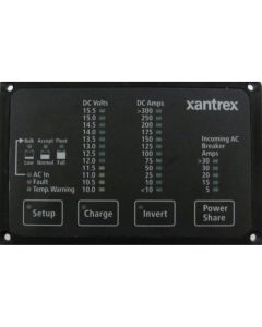 Xantrex Heart FDM-12-25 Remote Panel, Battery Status & Freedom Inverter/Charger Remote Control