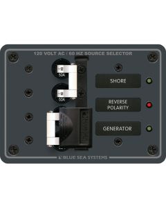 Blue Sea 8061 AC Toggle Source Selector 120V AC - 50AMP
