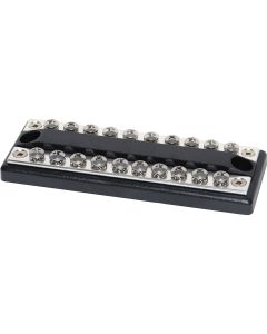 Blue Sea 2702 DualBus 100AMP Common BusBar 10 x 8-32 Screw Terminal