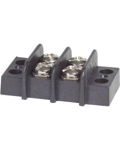 Blue Sea 2402 Terminal Black 20AMP - 2 Circuit