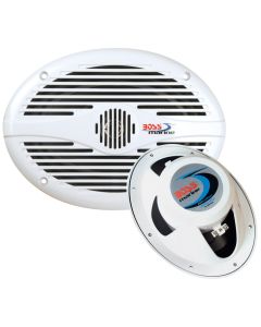 Boss Audio MR690 6" x 9" Oval Marine Speakers - (Pair) White