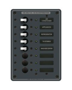 Blue Sea 8059 AC 8 Position Toggle Circuit Breaker Panel