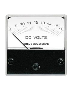 Blue Sea 8028 DC Analog Micro Voltmeter - 2" Face, 8-16 Volts DC