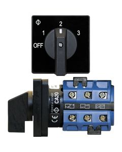 Blue Sea 9010 Switch, AV 120VAC 32A OFF +3 Positions