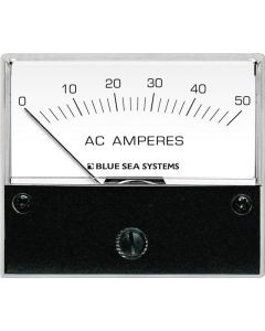Blue Sea 9630 AC Analog Ammeter  0-50 Amperes AC