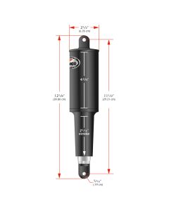 Lenco 101 Standard Actuator - 12V - 2-1/4" Stroke