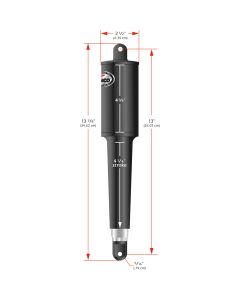 Lenco 102 Series Standard Actuator - 12V - 4-1/4" Stroke