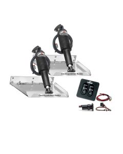 Lenco 12" x 12" Standard Performance Trim Tab Kit w/Standard Tactile Switch Kit 12V