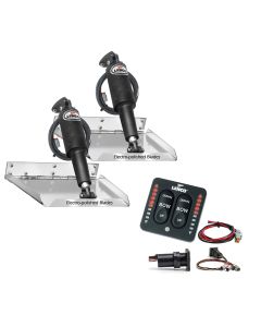 Lenco 16" x 12" Standard Performance Trim Tab Kit w/LED Indicator Switch Kit 12V