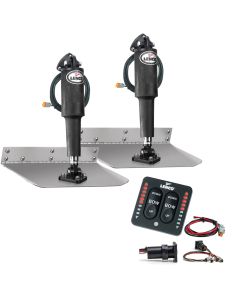 Lenco 9" x 12" Standard Trim Tab Kit w/LED Integrated Switch Kit 12V
