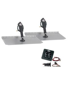 Lenco 12"x12" Standard Trim Tab Kit w/Standard Integrated Switch 12V