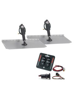 Lenco 12" x 12" Standard Trim Tab Kit w/LED Integrated Switch Kit 12V