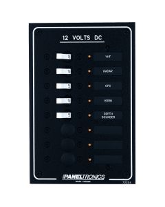 Paneltronics Standard DC 8 Position Breaker Panel w/LEDs