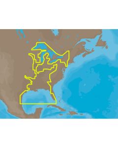 C-MAP MAX NA-M023 - U.S. Gulf Coast & Inland Rivers - SDCard