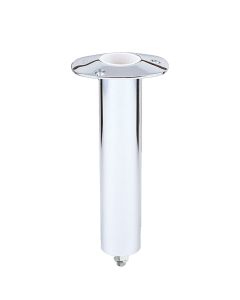 Lee's 0 degree Stainless Steel Swivel Base Flush Mount Rod Holder - Extra Long Tube 2.25" OD X 14.5" Tube