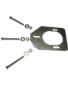 Lee's Stainless Steel Backing Plate f/Heavy Rod Holders