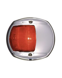 Perko LED Side Light - Red - 12V - Chrome Plated Housing