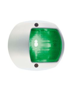 Perko LED Side Light - Green - 12V - White Plastic Housing