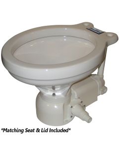 Raritan Sea Era Household Electric Toilet - Integral Sea Water - Straight & 90 degree Discharge - 12V
