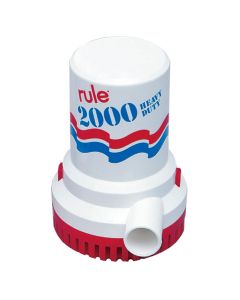 Rule 2000 GPH Non-Automatic Bilge Pump w/6' Leads